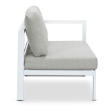 Cordoba hoek loungeset 5 personen | aluminium | wit | 4-delig - 228x228cm
