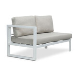 Cordoba hoek loungeset 5 personen | aluminium | wit | 4-delig - 228x228cm