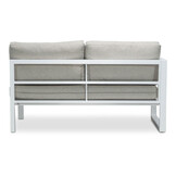 Cordoba hoek loungeset 5 personen | aluminium | wit | 4-delig - 228x228cm