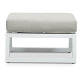 Cordoba hoek loungeset 5 personen | aluminium | wit | 4-delig - 228x228cm