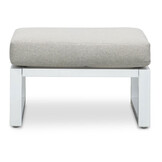 Cordoba hoek loungeset met stoel 6 personen | aluminium | wit | 5-delig - 228x228cm