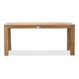 Victoria/Carlos Charcoal dining tuinset | 4 personen | teakhout + wicker | 180cm