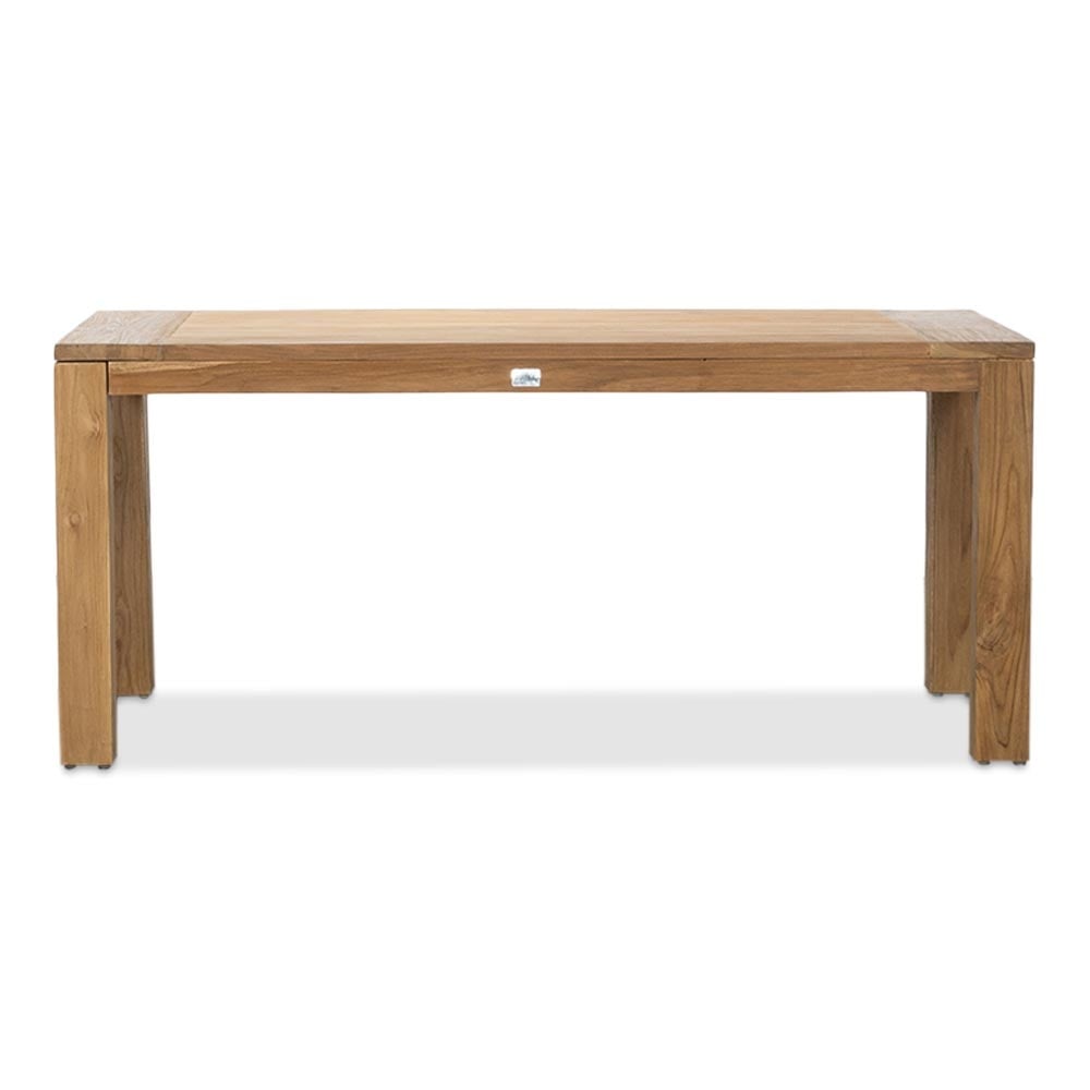 Victoria/Carlos Charcoal dining tuinset | 4 personen | teakhout + wicker | 180cm