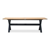 Lucan dining tuintafel 6 personen | teakhout + aluminium | Natural Teak | 240cm