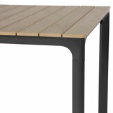 Arezzo/Carlos antraciet dining tuinset | 4 personen |  | 160cm