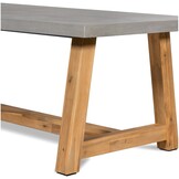 Veltis/Tulum Sahara Dust dining tuinset | 4 personen | betonlook + touw | 200cm
