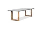 Lausanne dining tuintafel 6 personen | polystone + hardhout | betonlook | 250cm