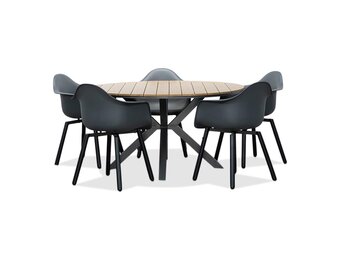 Cervo/Montreux dining tuinset | 5 personen |  | 144cm rond