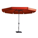 Syros luxe parasol Ø350cm | Brick Red