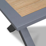 Rome dining tuintafel 6 personen | polywood + aluminium | Natural Wood | 250cm