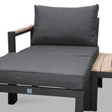 Firenza loveseat 5-delig | aluminium + hardhout | Light teaklook | multi-functioneel