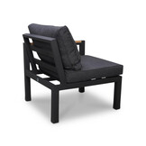 Firenza loveseat 5-delig | aluminium + hardhout | Light teaklook | multi-functioneel