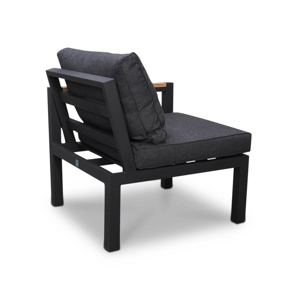 Firenza loveseat 5-delig | aluminium + hardhout | Light teaklook | multi-functioneel