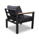 Firenza loveseat 5-delig | aluminium + hardhout | Light teaklook | multi-functioneel