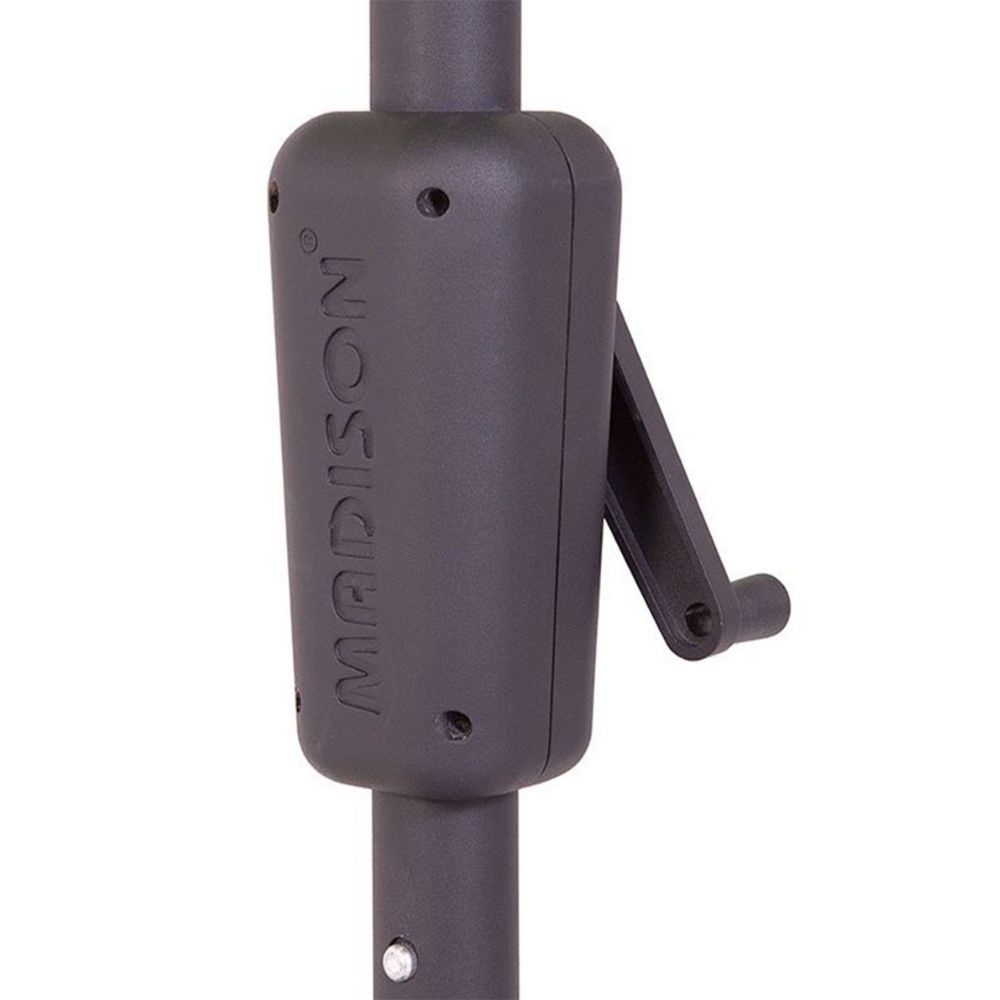 Syros luxe parasol 280x280cm | lichtgrijs