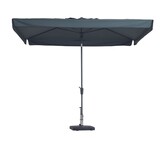 Delos Luxe parasol 300x200cm | grijs