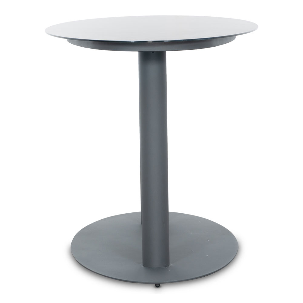 Orlando bartafel tuin | staal | antraciet | hoge dining tuintafel | 180cm ovaal