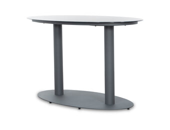 Orlando bartafel tuin 4 personen | staal | antraciet | 180cm ovaal