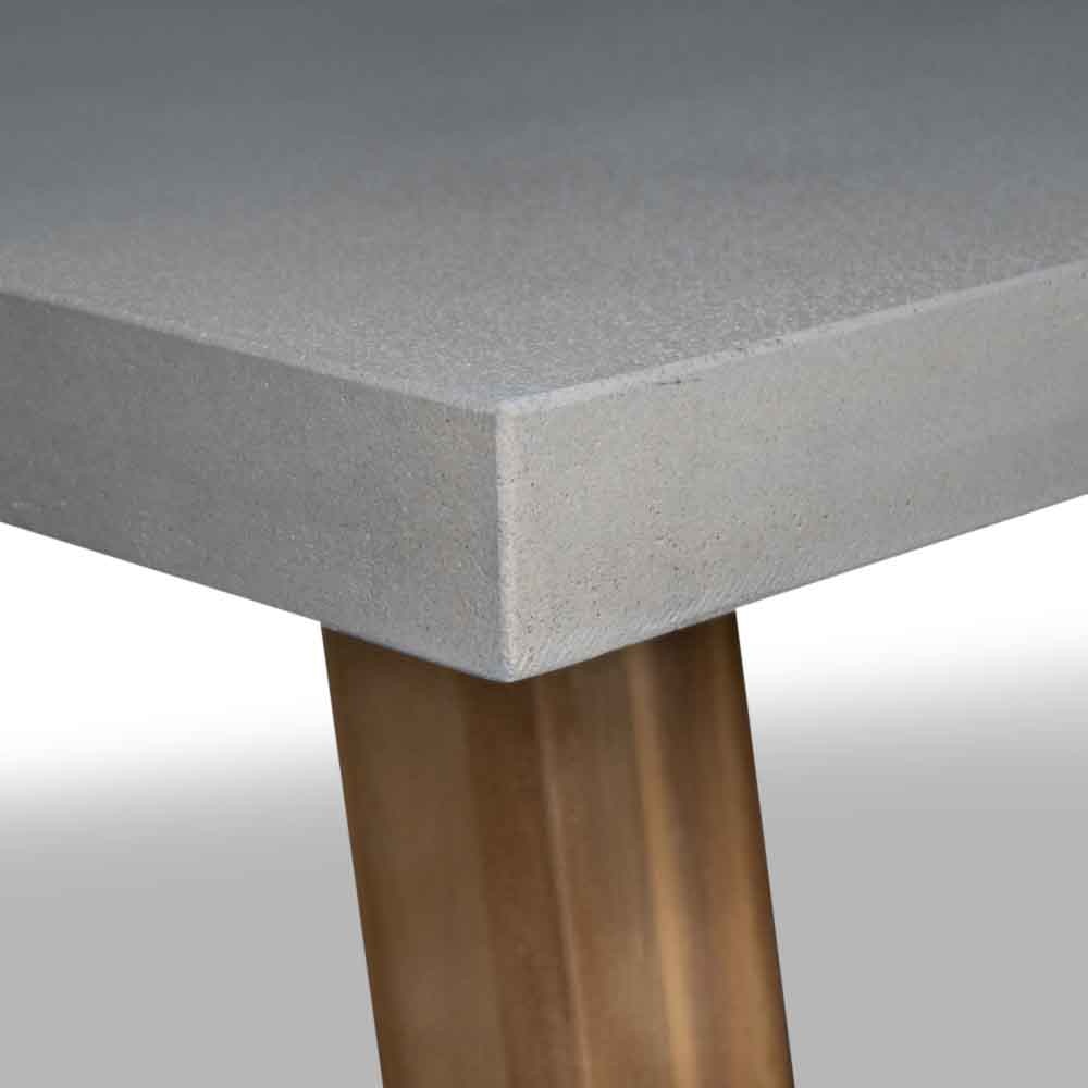 Veltis/Dakota grijs dining tuinset | 6 personen | betonlook + touw | 250cm