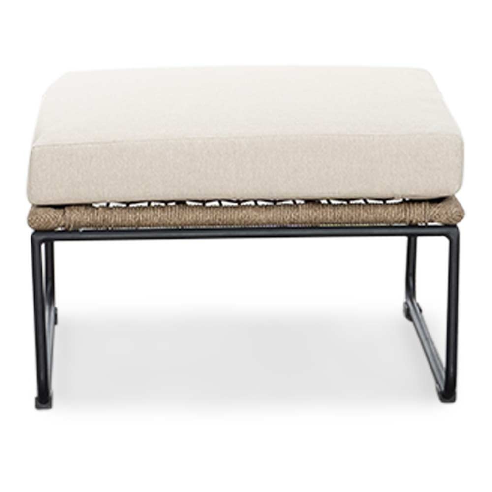 Potenza hoek loungeset 5 personen | aluminium + touw | Sahara Dust | 3-delig - 213x213cm