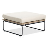 Tulum hoek loungeset met tussenmodule 6 personen | rvs + touw | Sahara Dust | 5-delig - 261x211cm