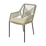 Lausanne/Seville zand dining tuinset | 6 personen | betonlook + touw | 250cm