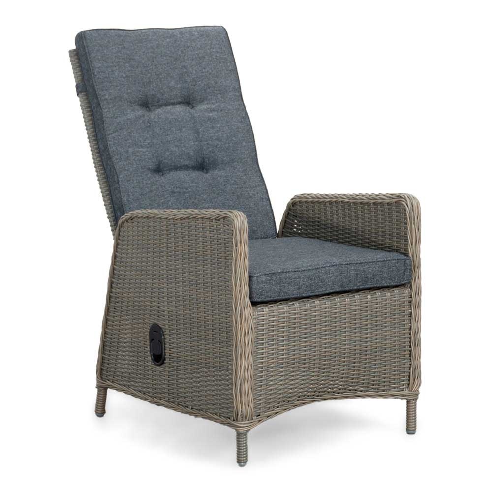 Rennes dining tuinstoel | wicker | verstelbaar | Ash Grey afbeelding