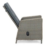 Rennes dining tuinstoel | wicker | verstelbaar | Ash Grey