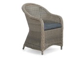 Toulouse dining tuinstoel | wicker | Ash Grey