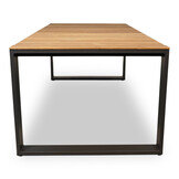 Atlanta/Tulum Sahara Dust dining tuinset | 6 personen | teakhout + touw | 218cm