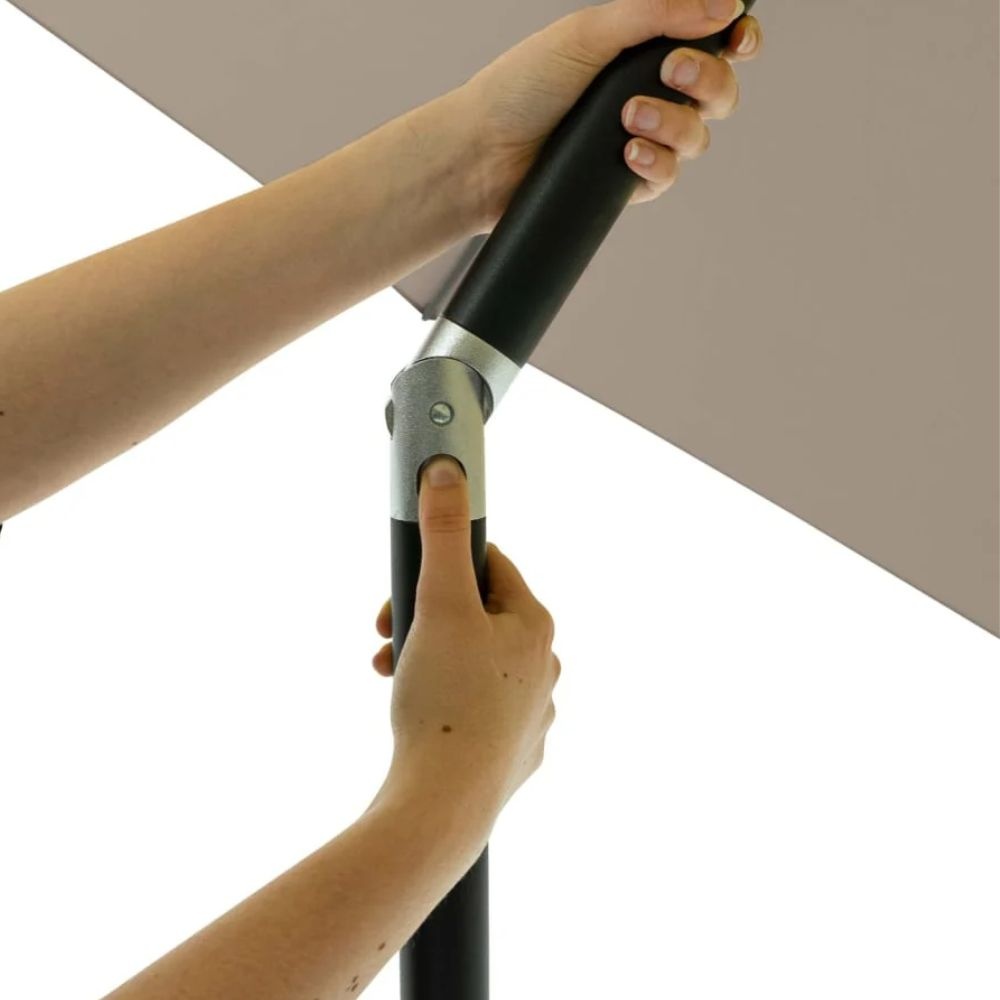 Mykanos stokparasol Ø 250cm | ecru