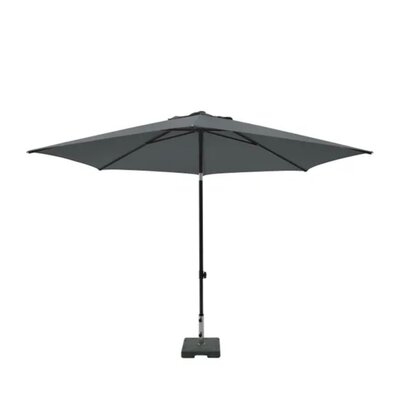 Mykanos stokparasol Ø 250cm | grijs