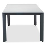 Cortona Grey/Seville olijfgroen dining tuinset | 6 personen | polywood + touw | 220cm