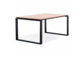 Helsinki dining tuintafel 4 personen | polywood + aluminium | Natural Wood | 160cm