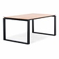 LUX outdoor living Helsinki dining tuintafel 4 personen | polywood + aluminium | Natural Wood | 160cm