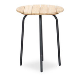 Pablo bijzettafel | teakhout | 40cm rond hoog