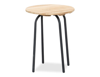 Pablo bijzettafel | teakhout | 40cm rond hoog