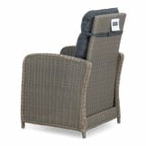 Cortona Grey/Bilbao dining tuinset | 6 personen | polywood + wicker | 220cm