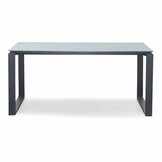 Helsinki Grey/Gladys zand dining tuinset | 4 personen | polywood + touw | 160cm