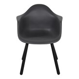 Helsinki Grey/Montreux dining tuinset | 4 personen | polywood + kunststof | 160cm