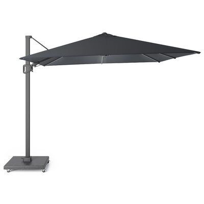 Milano T² zweefparasol - inclusief LED | 300x300cm  | antraciet
