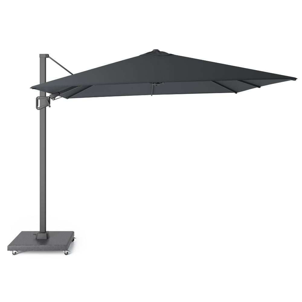 Milano T² zweefparasol | 300x300cm  | antraciet