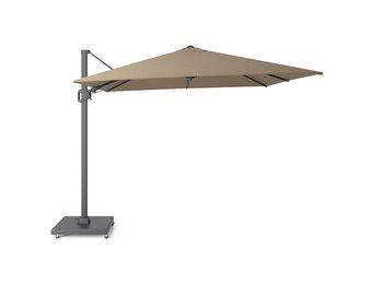 Milano T² zweefparasol | 300x300cm  | taupe