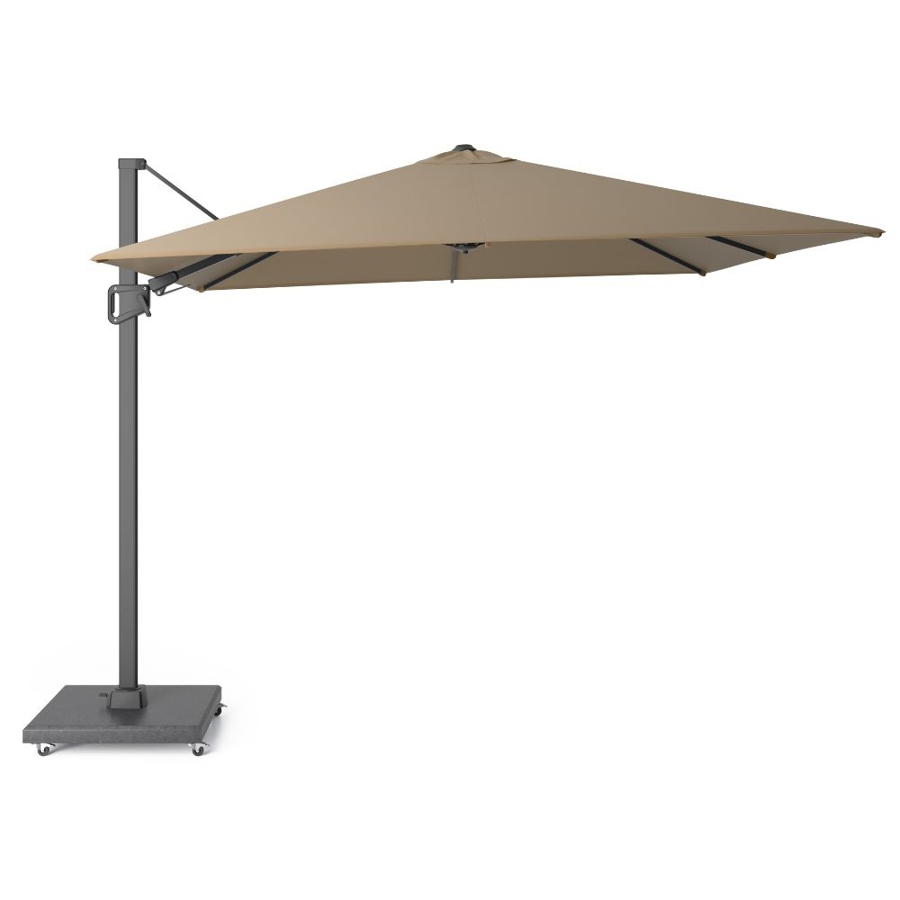 Milano T² zweefparasol | 300x300cm  | taupe afbeelding