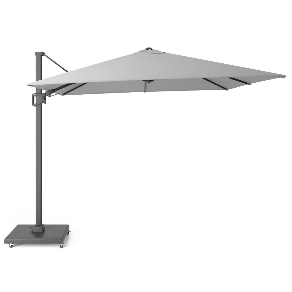 Milano T² zweefparasol | 300x300cm  | Light Grey afbeelding