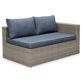 Rio ligbed loungeset 8 personen | wicker | Kobo Grey | 5-delig - 258x193cm