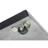 Milano T² zweefparasol | 300x300cm met Salerno parasolvoet 90kg | taupe