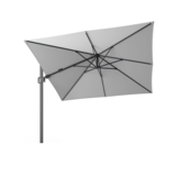 Milano T² zweefparasol | 300x300cm met Salerno parasolvoet 90kg | Light Grey