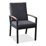 Seattle dining tuinstoel | aluminium | antraciet