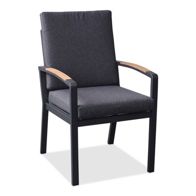 Seattle dining tuinstoel | aluminium | antraciet